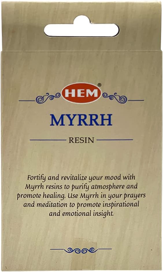 Hem Myrrh Natural Resin Incense - 30g Pack