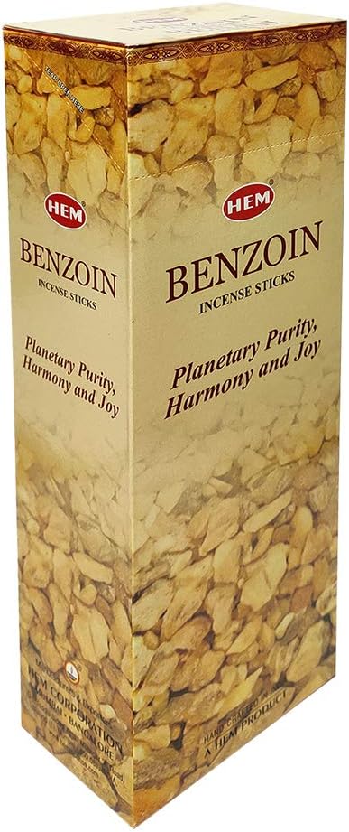 Hem Benzoin Incense Sticks - 120 Sticks Pack