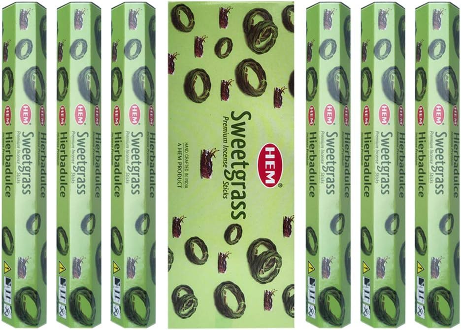 Hem Sweetgrass Incense Sticks - 120 Sticks Pack