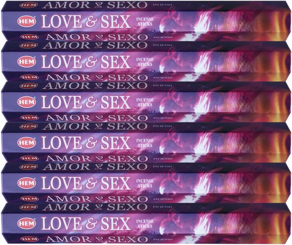 Hem Love Incense Sticks - 120 Sticks Pack - Incienso Agarbatti Sahumerio