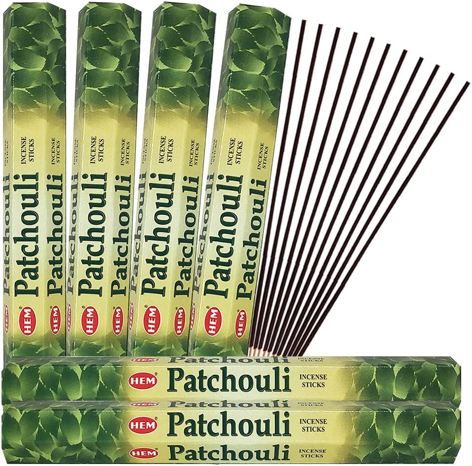 Hem Patchouli Incense Sticks - 120 Sticks Pack