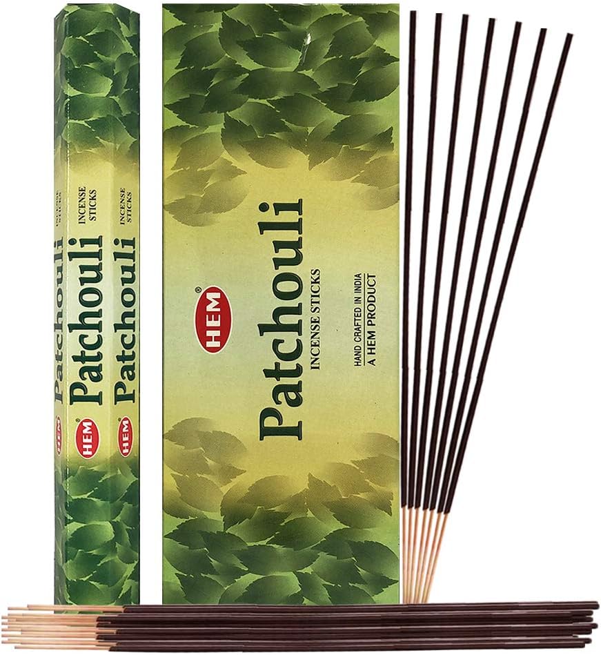 Hem Patchouli Incense Sticks - 120 Sticks Pack