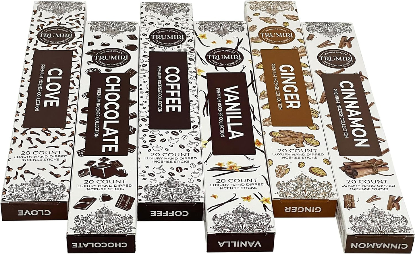 Gourmet Incense Sticks Variety Pack with Incense Holder