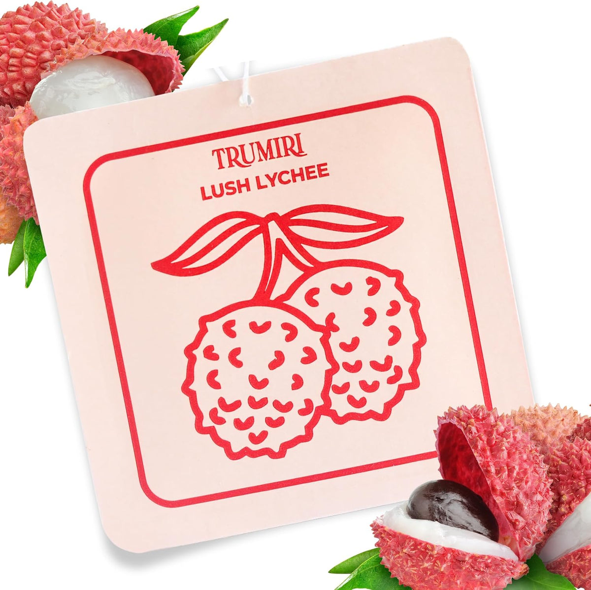 Lush Lychee - Scented Sachets for Drawer and Closet Freshener with Long Lasting Scent - Home Fragrance Sachet Bag Dresser Refresher Packet - Olores para Closet De Ropa