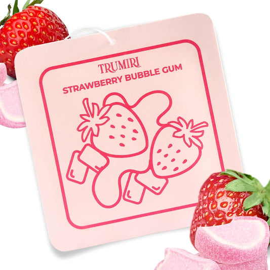 Strawberry Bubble Gum - Scented Sachets for Drawer and Closet Freshener with Long Lasting Scent - Home Fragrance Sachet Bag Dresser Refresher Packet - Olores para Closet De Ropa