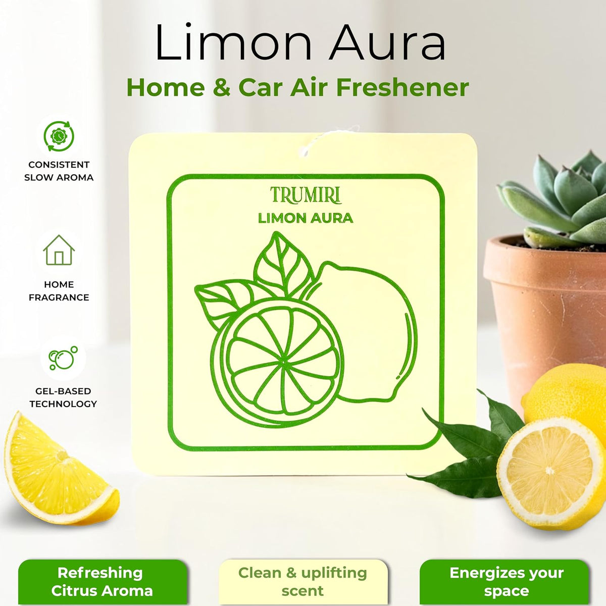 Limon Aura - Scented Sachets for Drawer and Closet Freshener with Long Lasting Scent - Home Fragrance Sachet Bag Dresser Refresher Packet - Olores para Closet De Ropa