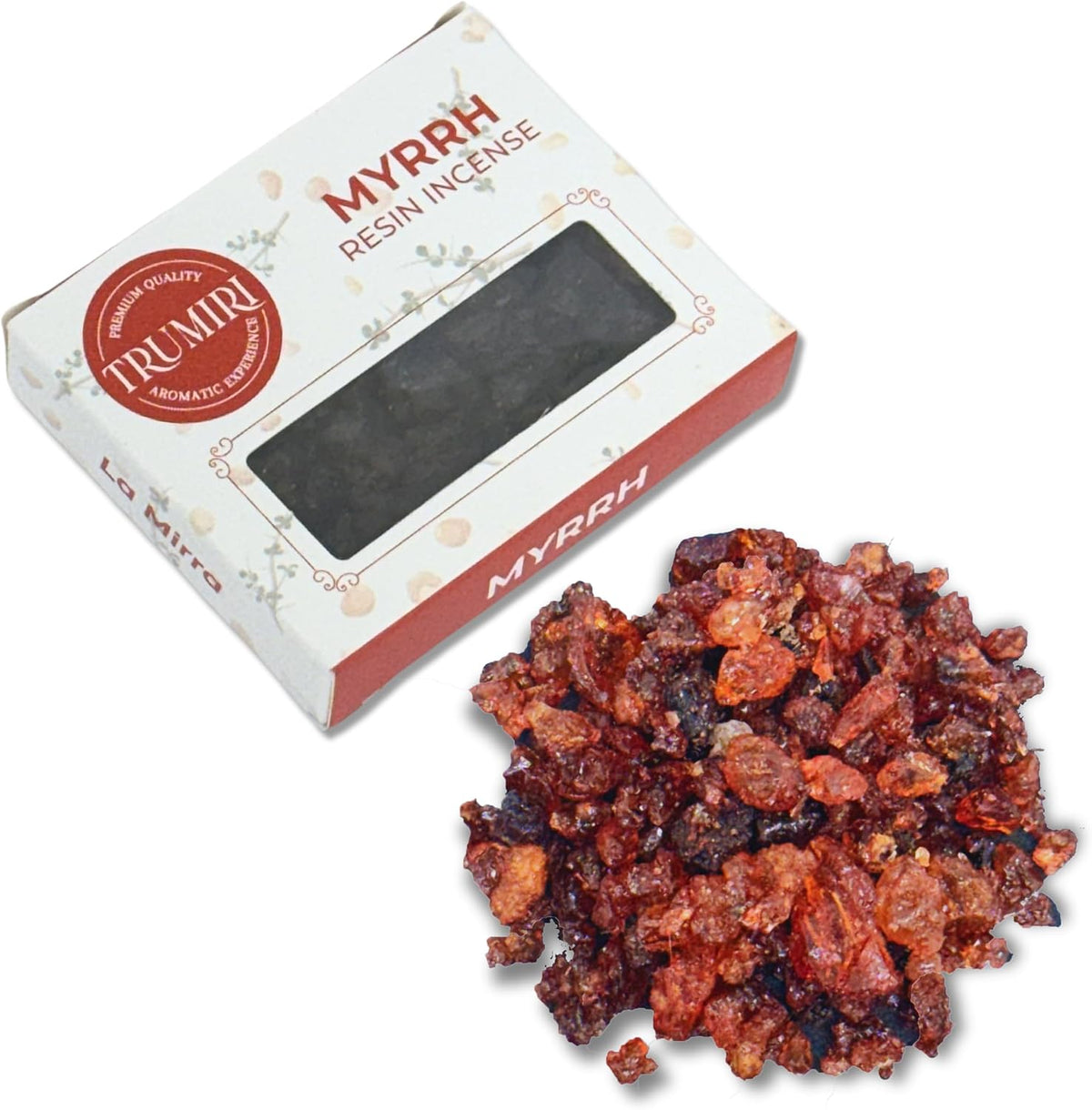 Myrrh Resin Incense - Mirra - Natural Tree Gum Sap - 30g Pack
