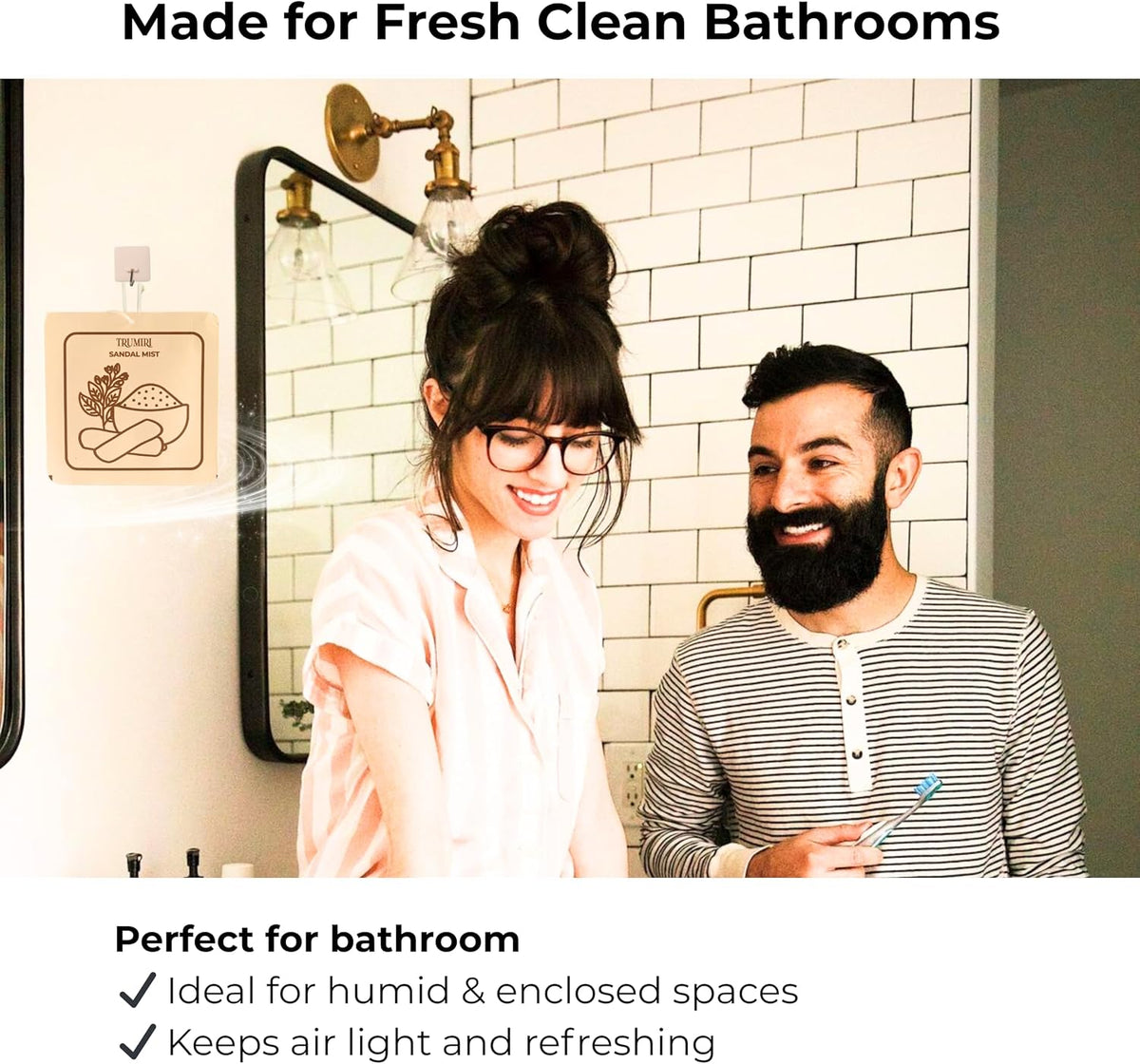 Room Deodorizer Gel Odor Eliminator For Home - Variety Pack Of 3 - Timber Essence|Sandal Mist|Lemongrass Aura Bathroom Air Freshener Odor Absorber - Long Lasting Strong Scent For Kitchen Trash Closet