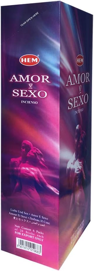 Hem Love Incense Sticks - 120 Sticks Pack - Incienso Agarbatti Sahumerio