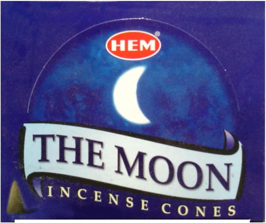 Hem The Moon Incense Cones - 120 Dhoop Cones Pack