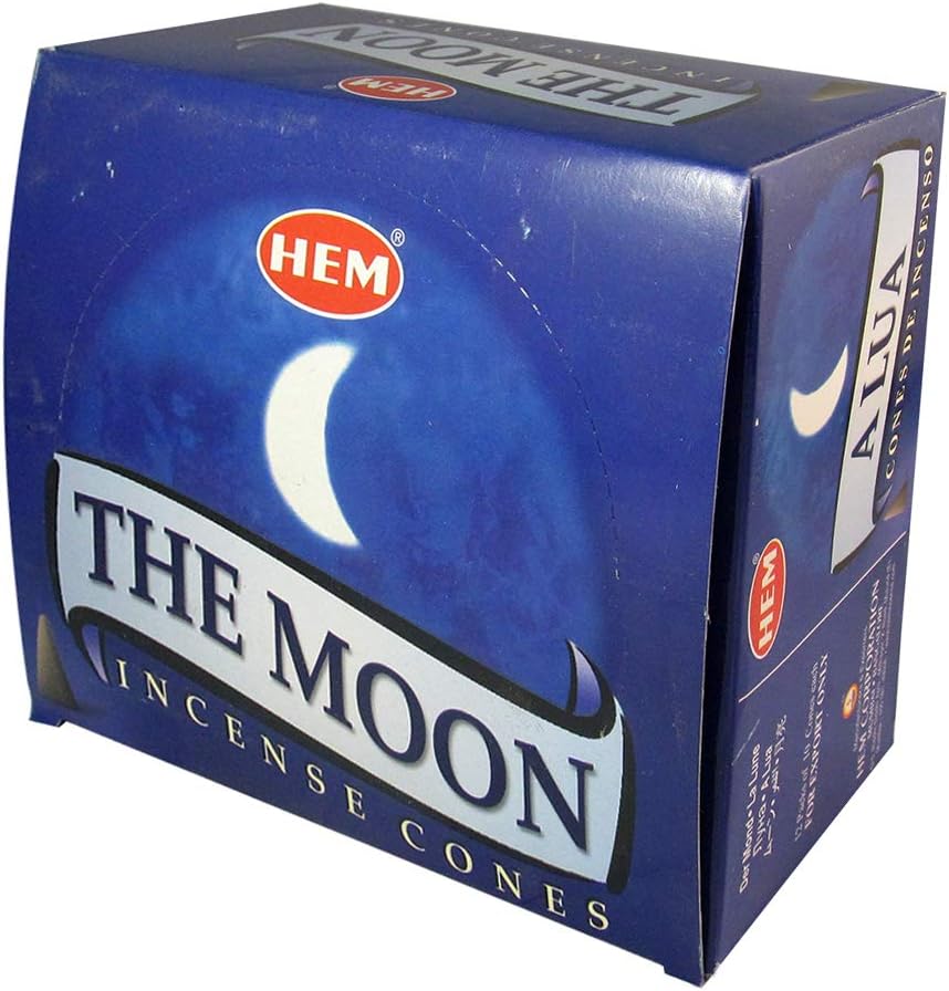 Hem The Moon Incense Cones - 120 Dhoop Cones Pack