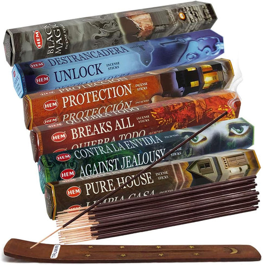 Hem 6 Witchcraft Themed Incense Sticks Variety Pack - 20 sticks/scent - Total Approx 120 sticks