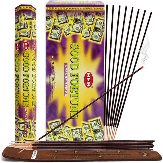 Hem Good Fortune Incense Sticks - 120 Sticks Pack