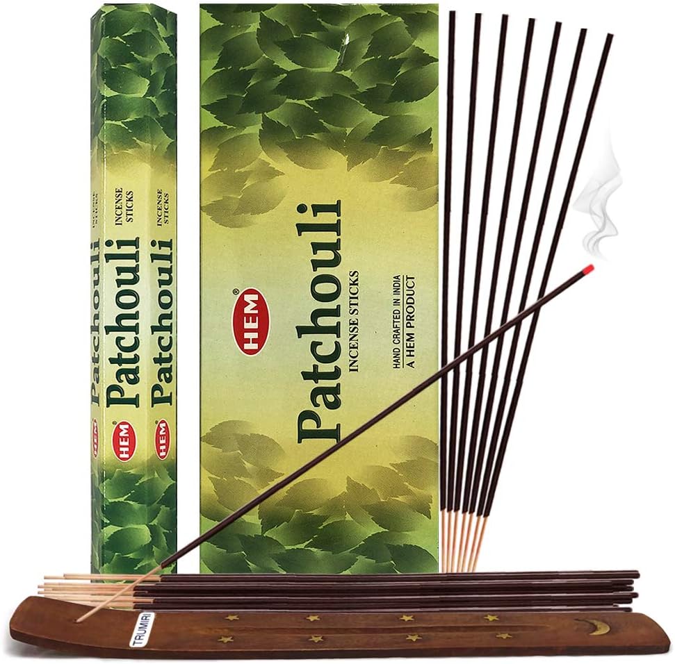 Hem Patchouli Incense Sticks - 120 Sticks Pack - Incienso Agarbatti Sahumerio