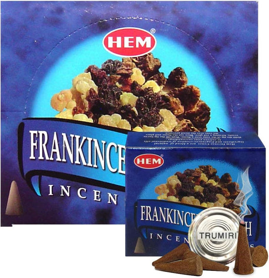 Hem Frankincense & Myrrh Incense Cones - 120 cones Pack
