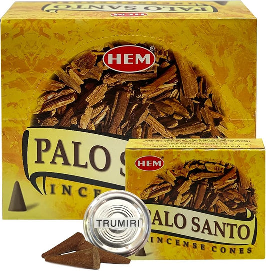 Hem Palo Santo Incense Cones - 120 Dhoop Cones Pack