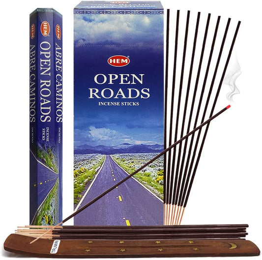 Hem Open Roads Incense Sticks - 120 Sticks Pack
