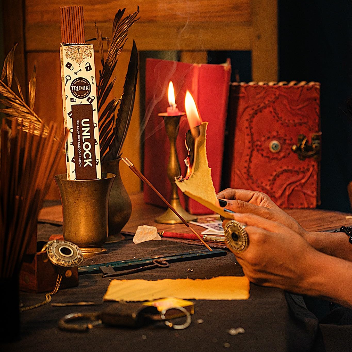 Witchcraft Incense Sticks Variety Pack with Incense Holder - 6 Scents - 20 Sticks/Scent - Total 120 Sticks - Incienso Sahumerio Agarbatti Joss Sticks