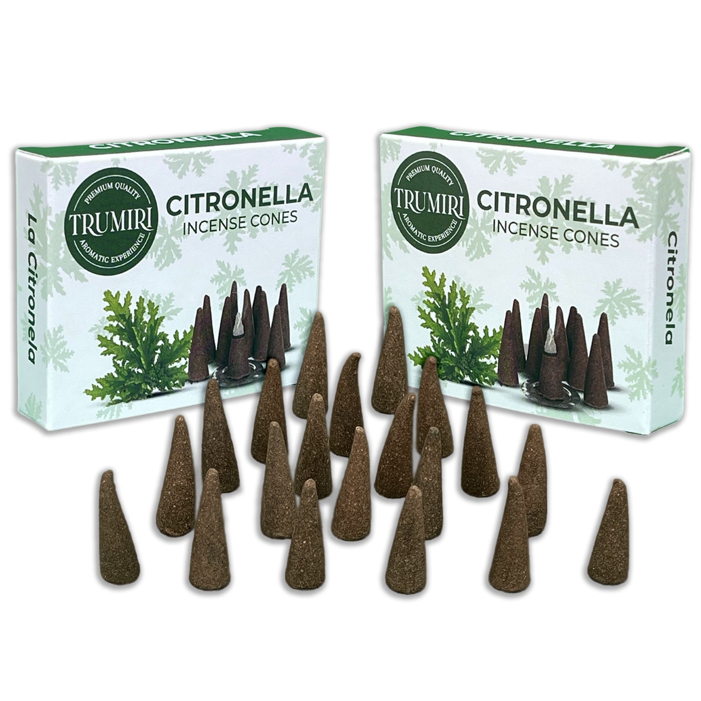 Trumiri Incense Cones Twin Packs - 2 Packs of 10 Cones - Total 20 Cones