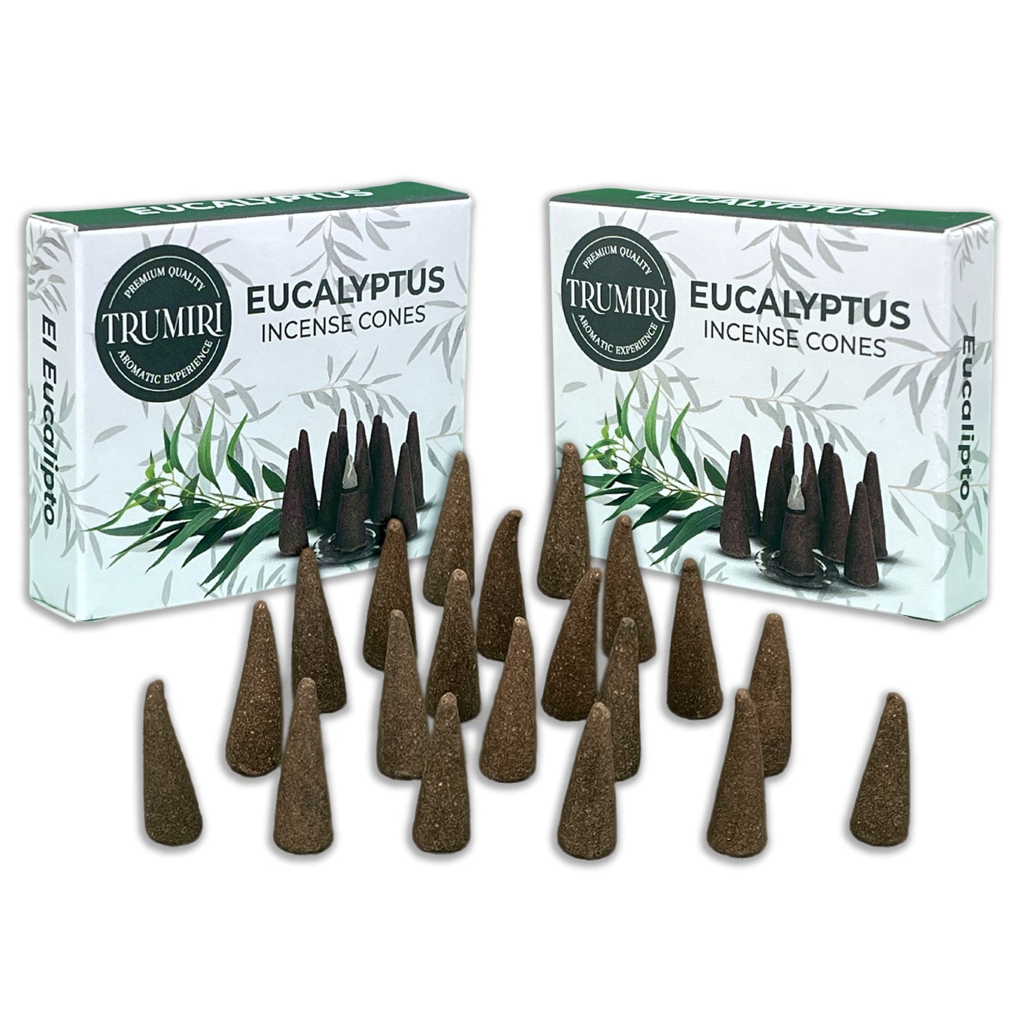 Trumiri Incense Cones Twin Packs - 2 Packs of 10 Cones - Total 20 Cones