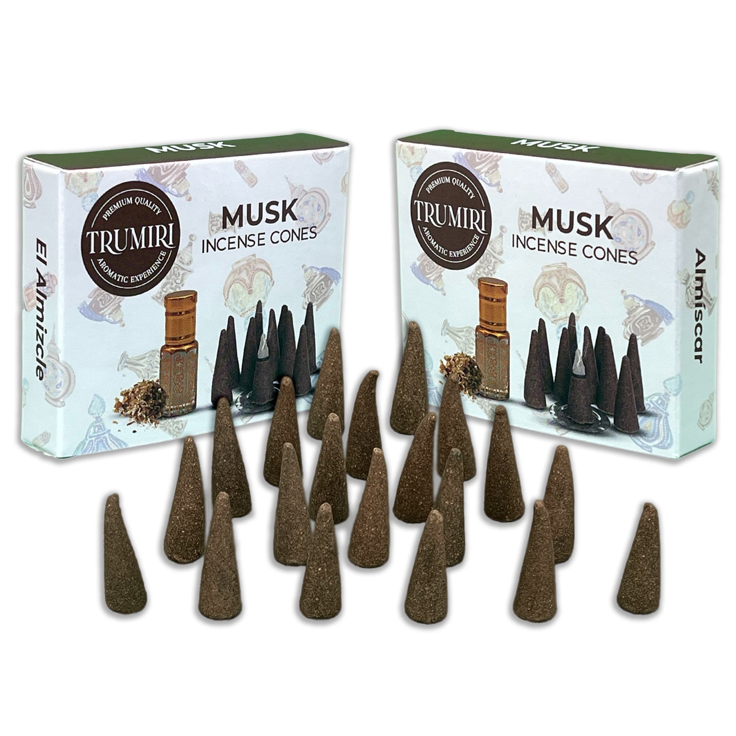Trumiri Incense Cones Twin Packs - 2 Packs of 10 Cones - Total 20 Cones