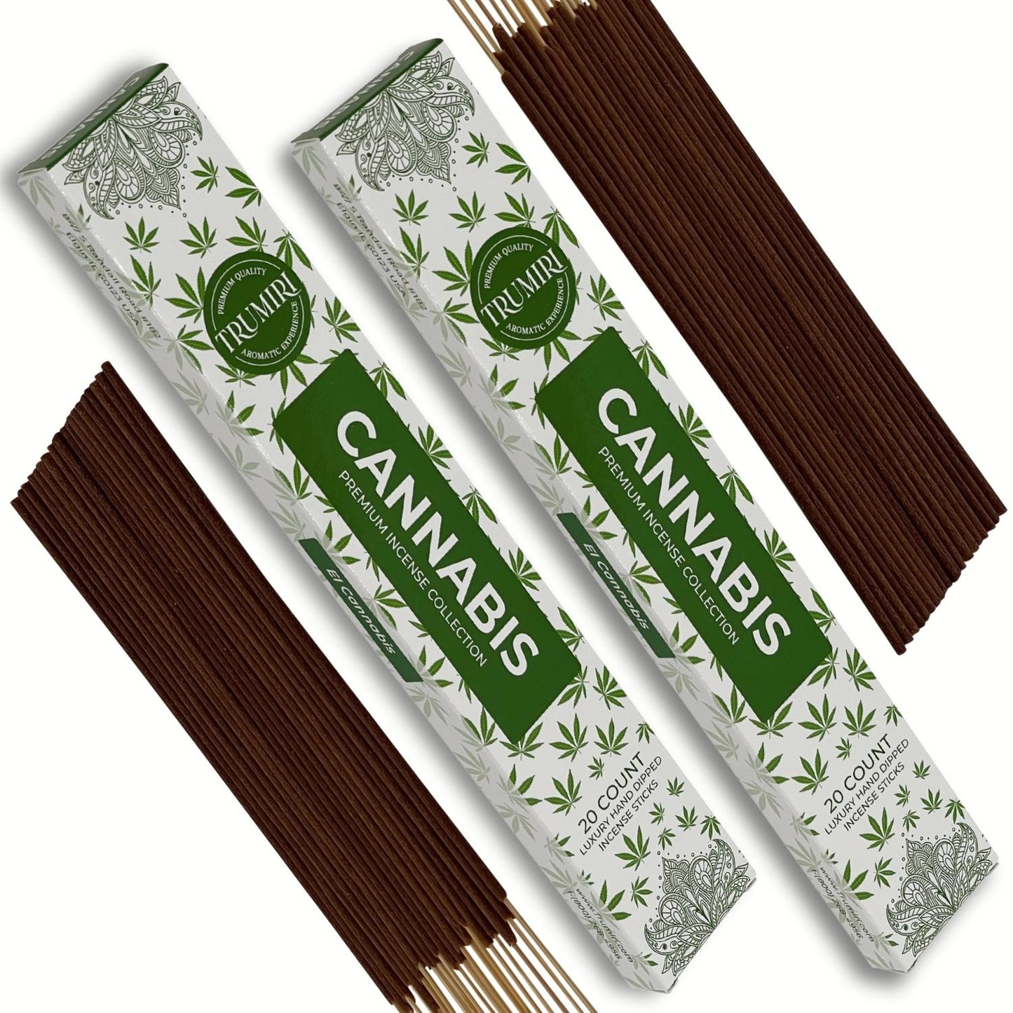 Trumiri Incense Sticks Twin Packs - 2 Packs of 20 Sticks - Total 40 Incense Sticks