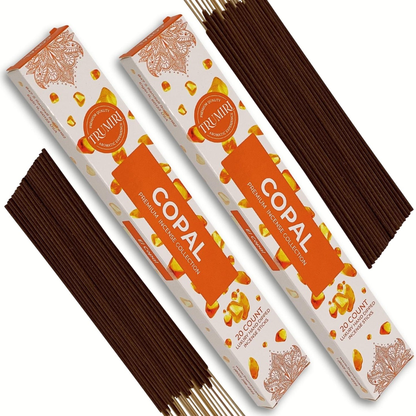 Trumiri Incense Sticks Twin Packs - 2 Packs of 20 Sticks - Total 40 Incense Sticks
