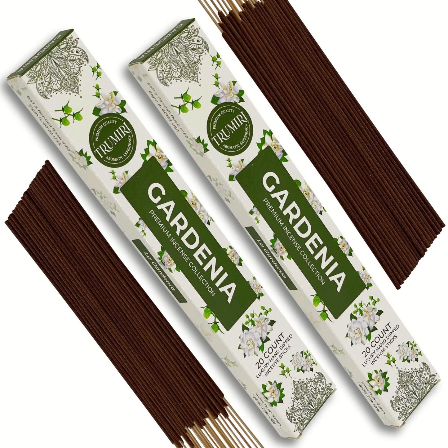 Trumiri Incense Sticks Twin Packs - 2 Packs of 20 Sticks - Total 40 Incense Sticks