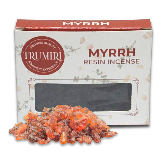 Myrrh Incense Resin Mirra Natural Tree Gum Sap for Spiritual Rituals Smudging - 30g Pack